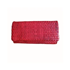 Portafoglio Lungo 20x10 Donna Vera Pelle Sauvage Intrecciata Stile Vintage POFSS176-1033506