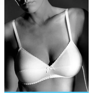 Reggiseno  tessuto di cotone elasticizzato