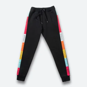 Pantalone nero con banda Planetarium Black