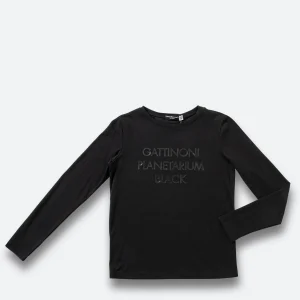 T-shirt con scritta Planetarium Black