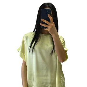 Casacca SATIN basic giallo