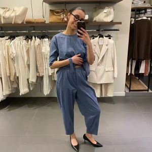COORDINATO IN PUNTO MILANO DENIM