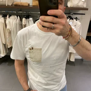 T-SHIRT in cotone con TASCHINO
