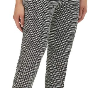 Pantalone in Satin di Cotone Stretch