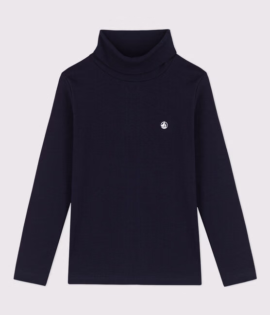 Dolcevita in cotone bambino unisex