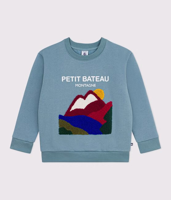 Felpa in cotone fantasia bambino