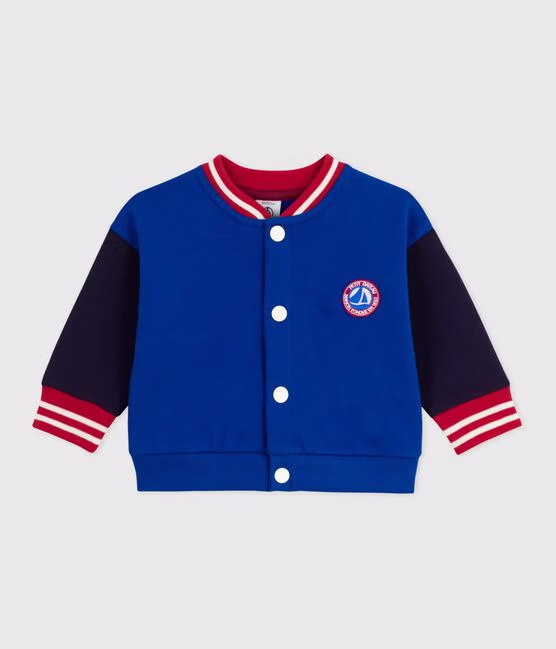 Teddy in cotone bicolore neonato