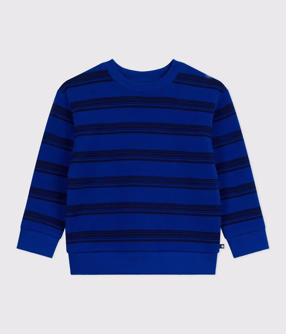 Felpa bambino in cotone a righe
