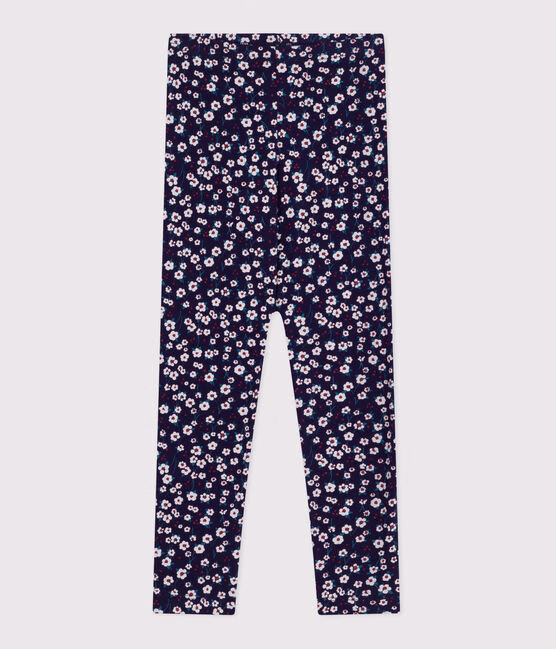 Leggings in cotone stampato bambina