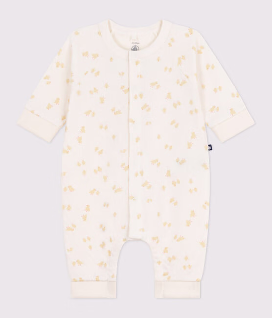 Tutina in cotone con pulcini stampati neonato