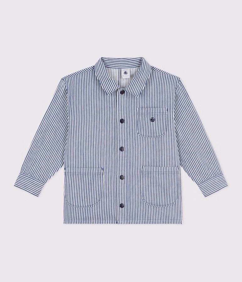 Giacca in cotone a righe bambino