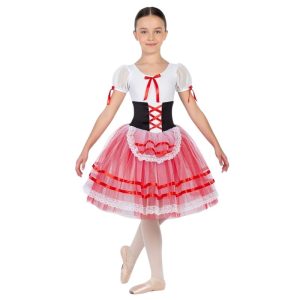 Tutù Costume Folkloristico con Dettagli in Tulle e Raso –  ATD2610S