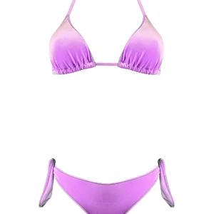 Bikini Triangolo Velluto Pastello