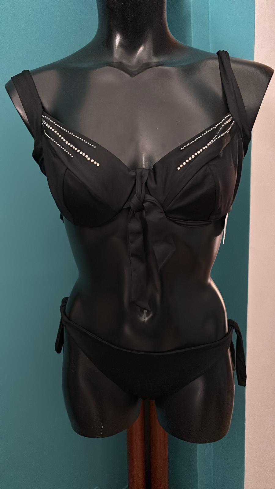 Bikini con Ferretto e Brillantini Applicati – Ultimo Pezzo a Prezzo Speciale - immagine 2