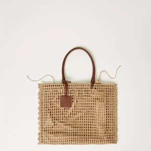Borsa Shopper Effetto Paglia a Rete Twinset