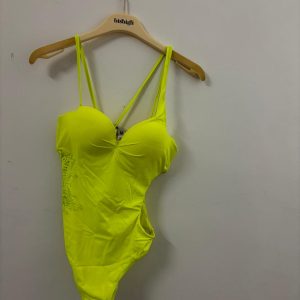 Costume Intero Twinset a Balconcino con Dettaglio in Pizzo Laterale
