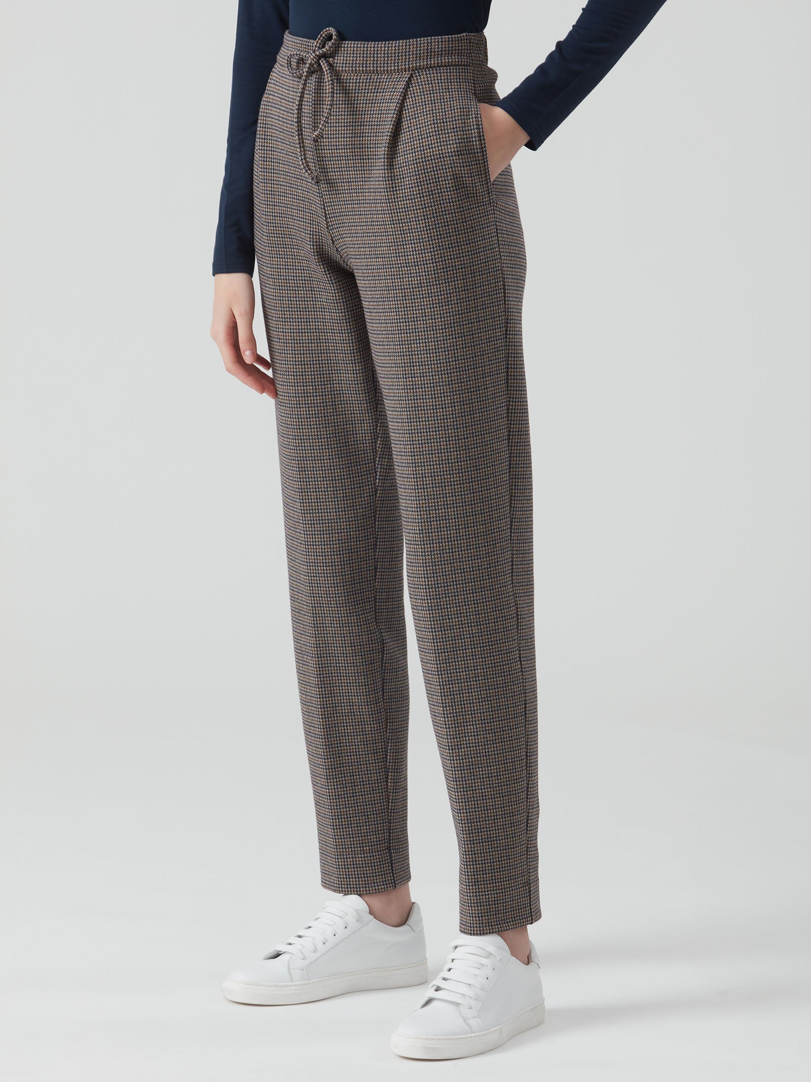 Pantalone Jogger in Tessuto Eco Jacquard Ragno - immagine 5