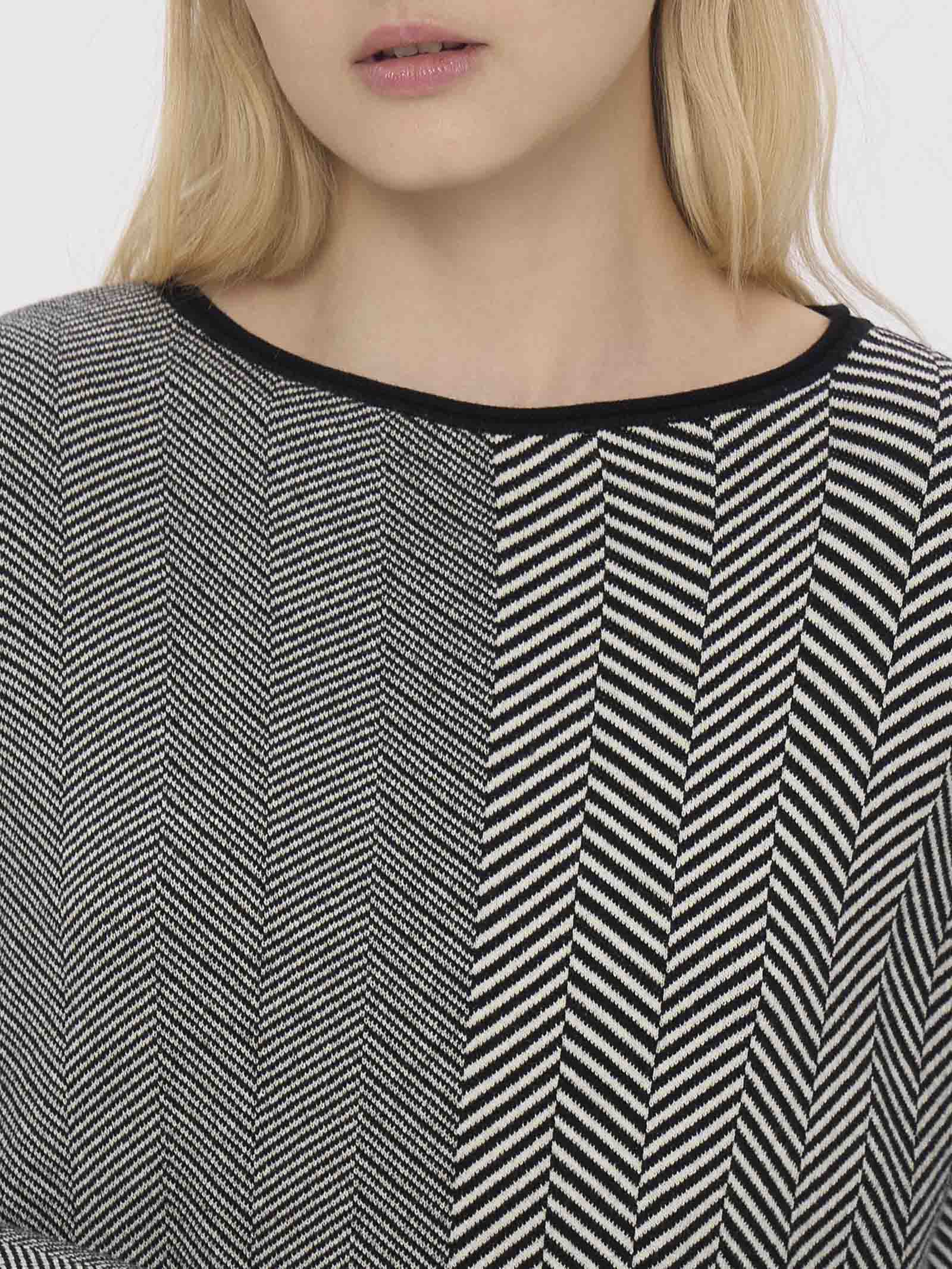 Maglia con Collo a Barchetta in Filato Winter Cotton Ragno - immagine 3