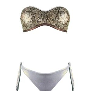 Genius Bikini Balconcino Patty Snake Paillettes