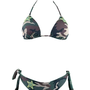GBN Bikini Triangolo Mimetico Stelle