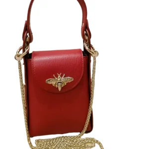 Bee Bag Borsetta con Catena in Vera Pelle