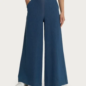 Jeans Donna a Palazzo in Super Light Denim