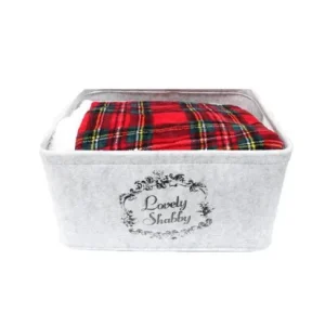 Lovely Shabby Plaid Tartan Box Fantasia Scozzese 130 x 160