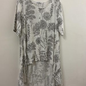 Maxi Maglia in Lino a Fantasia – Ultimo Pezzo Tg. S | Prezzo Speciale