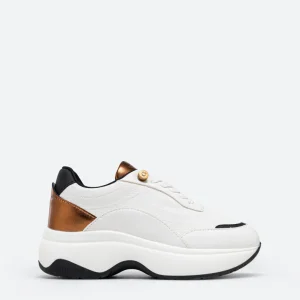 Sneaker New Dafne PU laminato Bianco