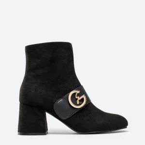 Stivaletti Sidney in Camoscio Nero