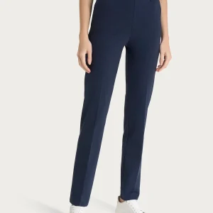 Pantalone dritto con tasche in Compact Light