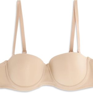 Reggiseno a Fascia Cotonella Miriam CD003 – Coppe Imbottite Preformate con Ferretto