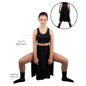 Gonna Danza con 2 Pannelli su Cinturino Elastico – SK728