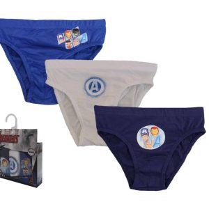 Set 3 Slip Mutandine Avengers 