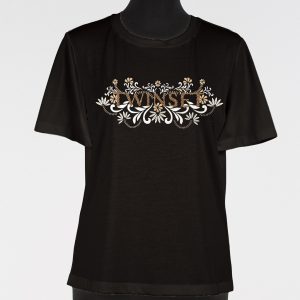 T-shirt Twinset Donna con Stampa Centrale – Vestibilità Morbida