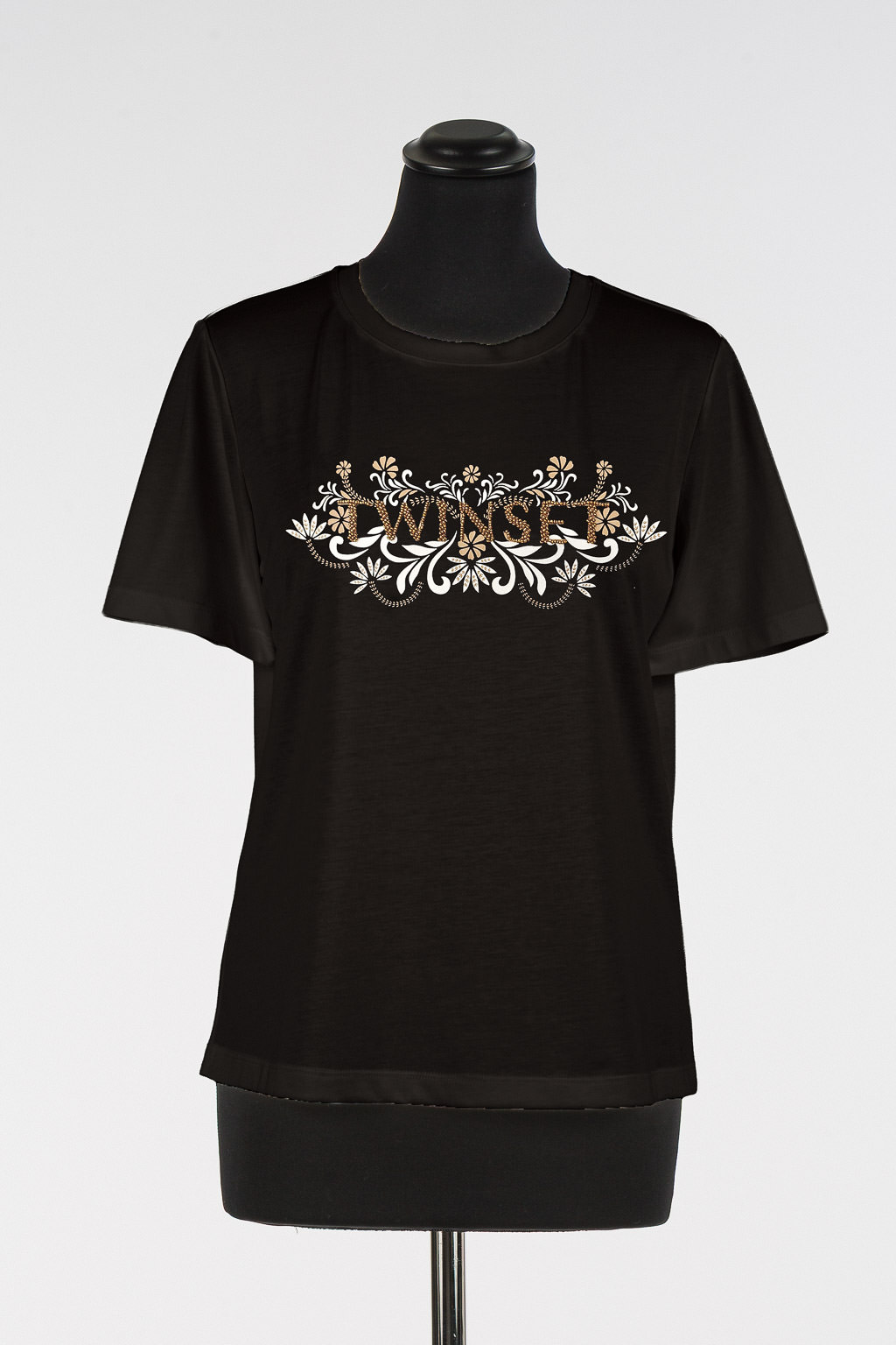 T-shirt Twinset Donna con Stampa Centrale – Vestibilità Morbida