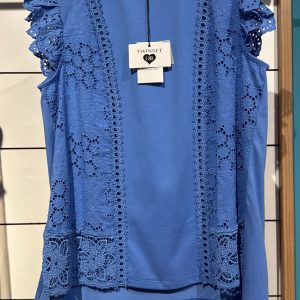 T-shirt Twinset in Pizzo San Gallo – Ultimo Pezzo Taglia S | Prezzo Speciale