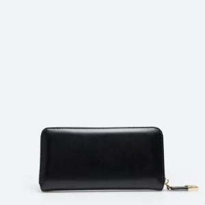 Portafoglio con zip "Brushed Buckle"