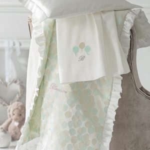 Asciugamano in percalle e spugna di cotone Blumarine