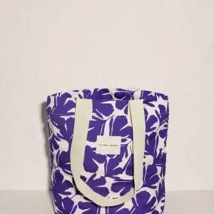Borsa da spiaggia con stampa floreale