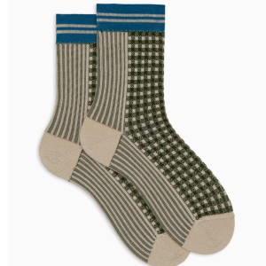 Calze Gallo donna Lurex quadretto