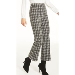 Pantalone Modello Scampanato a Fantasia Ragno