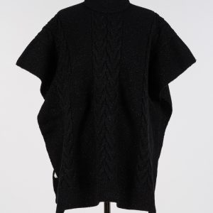 Poncho a dolcevita lurex Twinset
