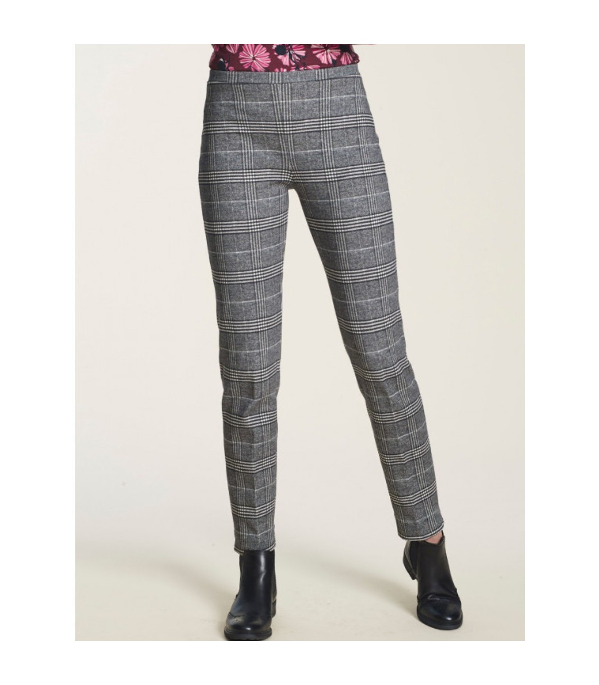 Pantalone Perfect Fit a Fantasia Scozzese Ragno
