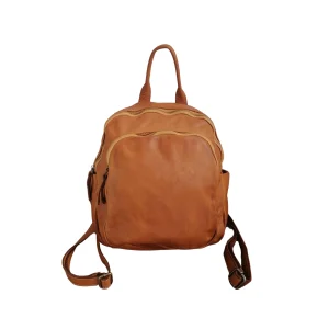 Zaino in Pelle Sauvage Morbidissima SS211 Stile Vintage Made in Italy