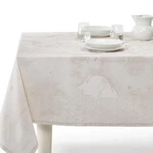 Tovaglia da cucina Geo White in Cotone